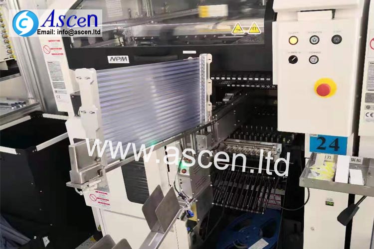 Through hole component insertion machine feeder