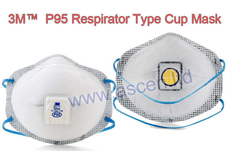3M specialty respirators and Valved N95 cup style mask making machine