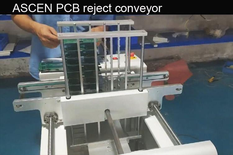 <b>PCB reject conveyor and PCB NG buffer inspection conveyor</b>