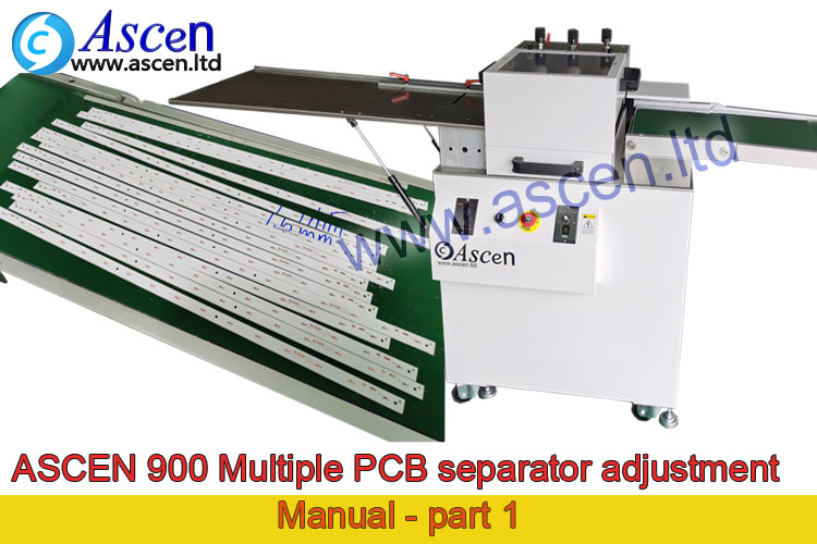 Manual high speed PCB depaneling machine