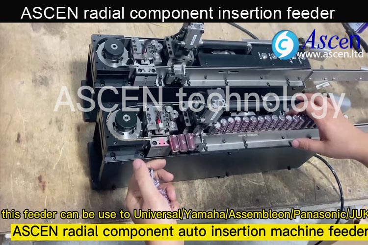 <b>automatic radial tape feeder system for odd-form component</b>