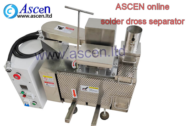 <b>Solder dross separation system</b>