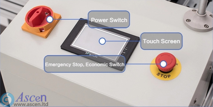 PCB loader control panel