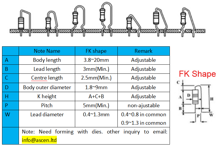 axial lead forming equipment