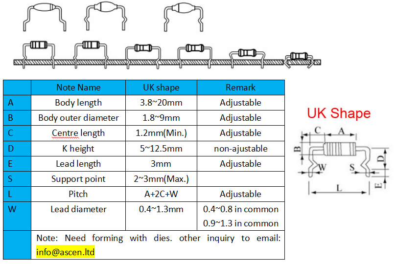 automatic axial lead forming machine