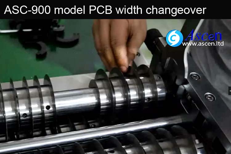 <b>PCB cutting machine PCB depaneling width changeover</b>
