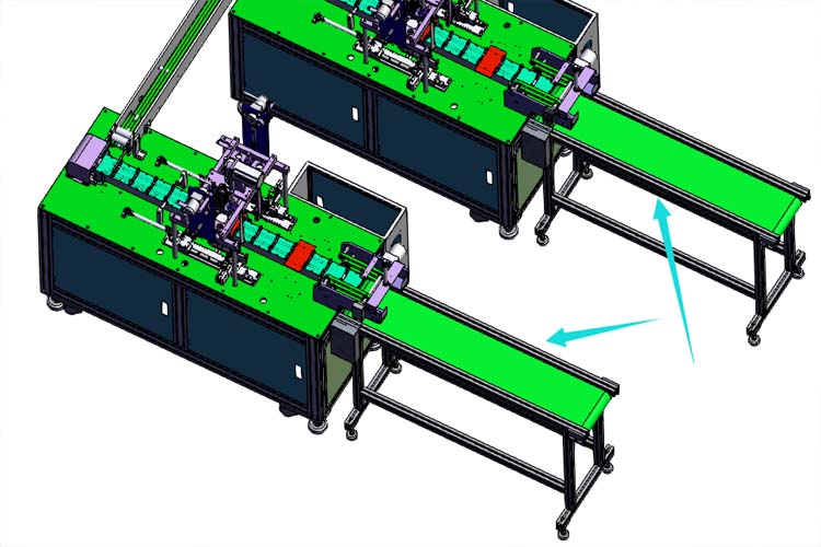 mask making machine conveyor