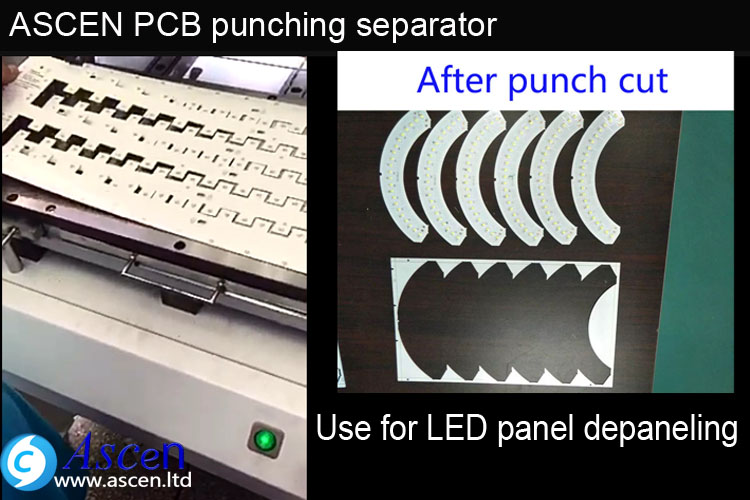 High speed depaneling PCB punching machine PCB separator