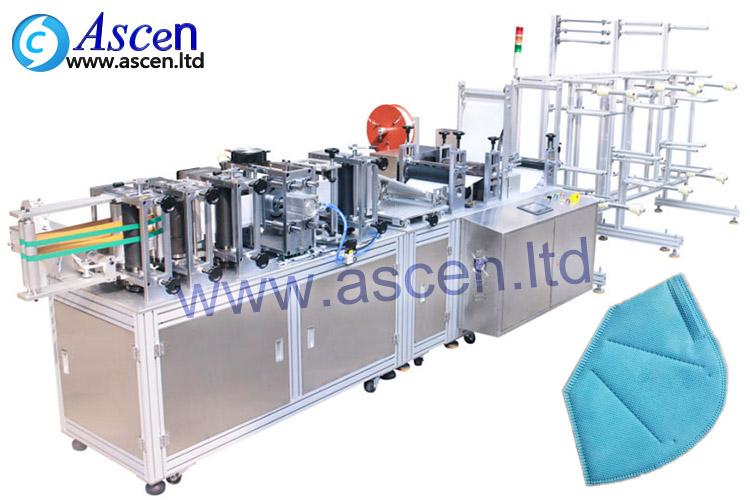 <b><b>High speed medical FFP3 N95 folding mask making machine</b></b>