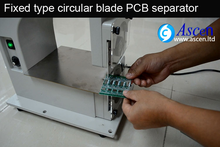 <b>Fixed type circular blade PCB separator depaneling machine</b>